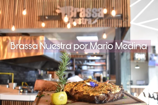 Tomahawk con oro de 24 kilates en Tijuana, así es Brassa Nuestra del chef Mario Medina